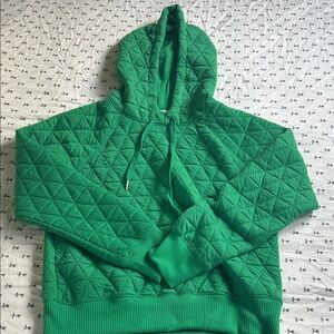 Evereve Emerald Quilted Women’s Hoodie